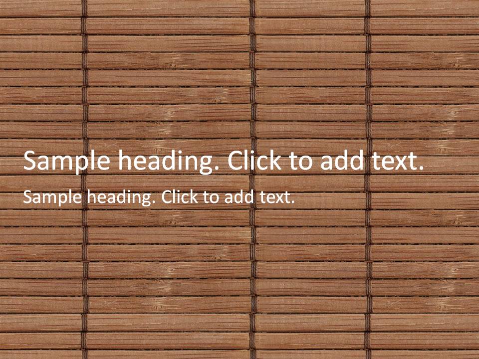 Bamboo blind01-PowerPointテンプレートのアイキャッチ画像