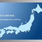 Map of Japan01-PowerPointテンプレート