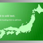 Map of Japan02-PowerPointテンプレート