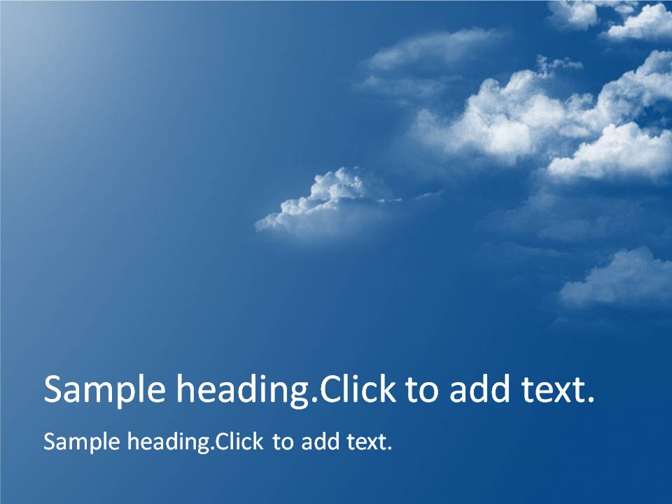 Sky01-PowerPointテンプレートのアイキャッチ画像