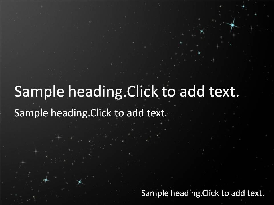 Starry sky01-PowerPointテンプレートのアイキャッチ画像