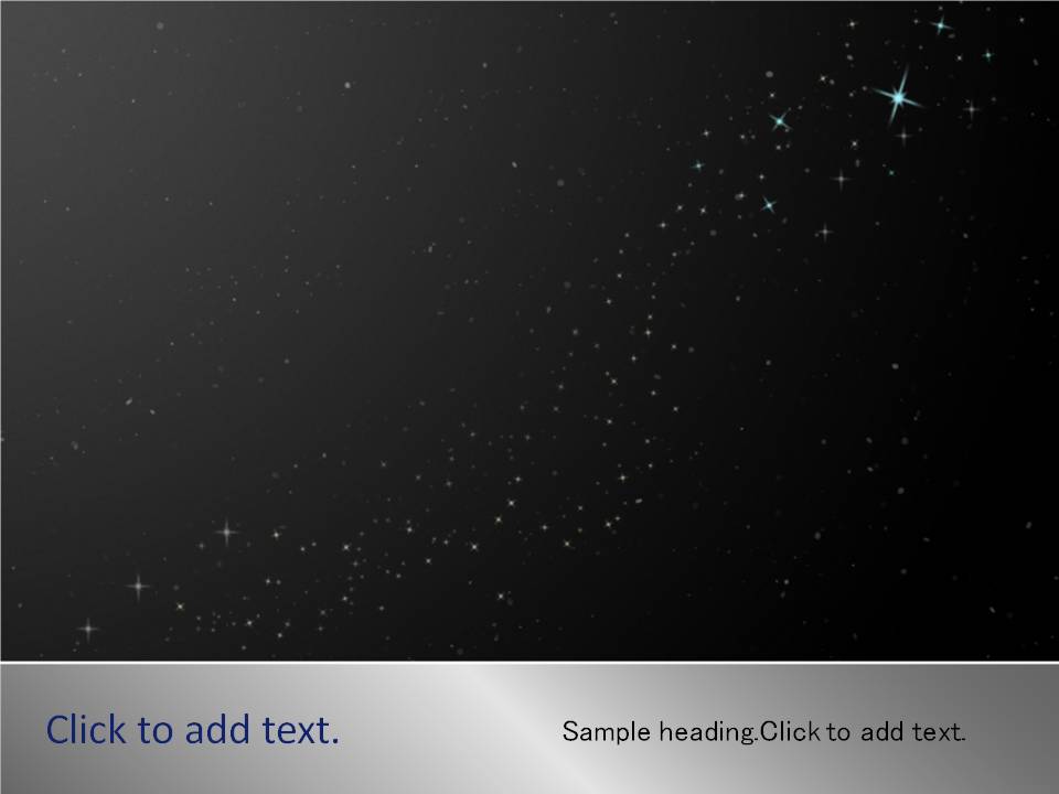 Starry sky02-PowerPointテンプレートのアイキャッチ画像